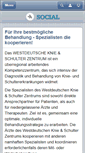 Mobile Screenshot of knie-schulter.com